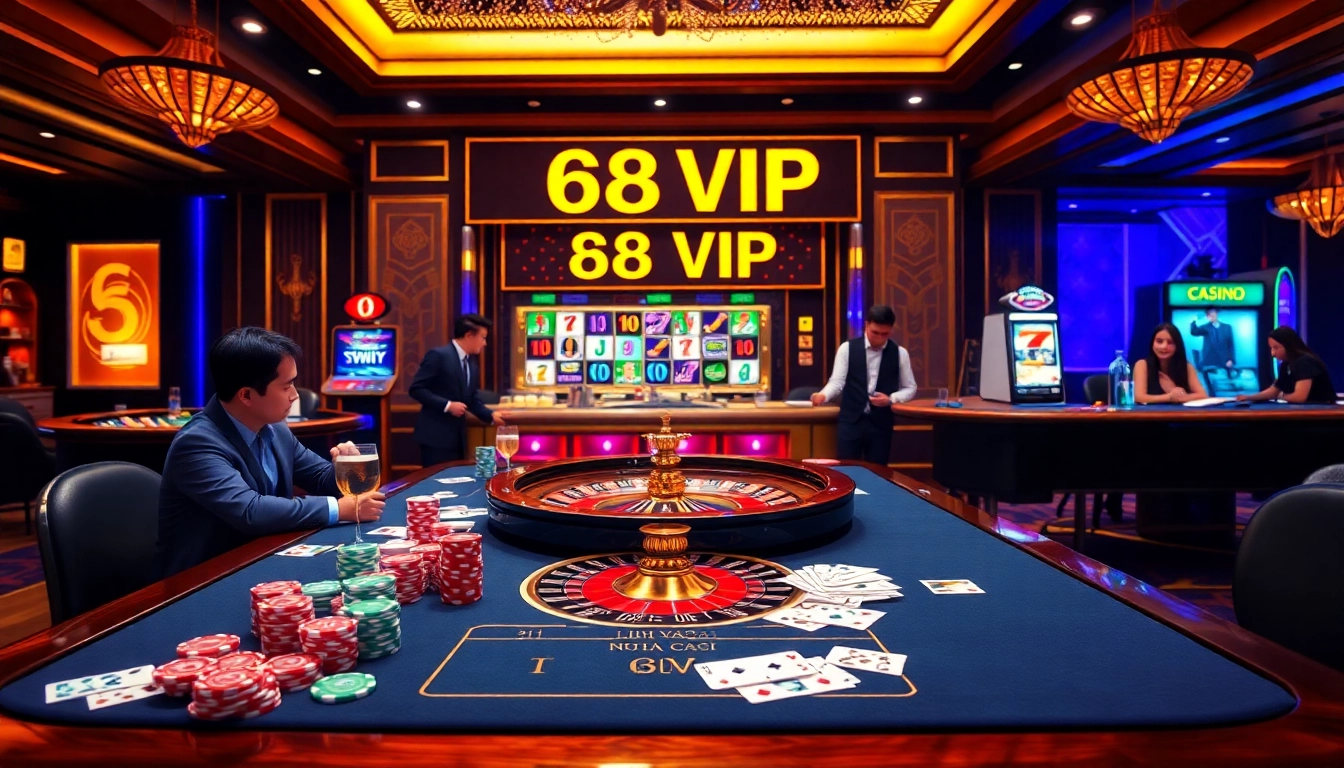 Experience the thrill of gambling at 68VIP with exciting games and opportunities to win.