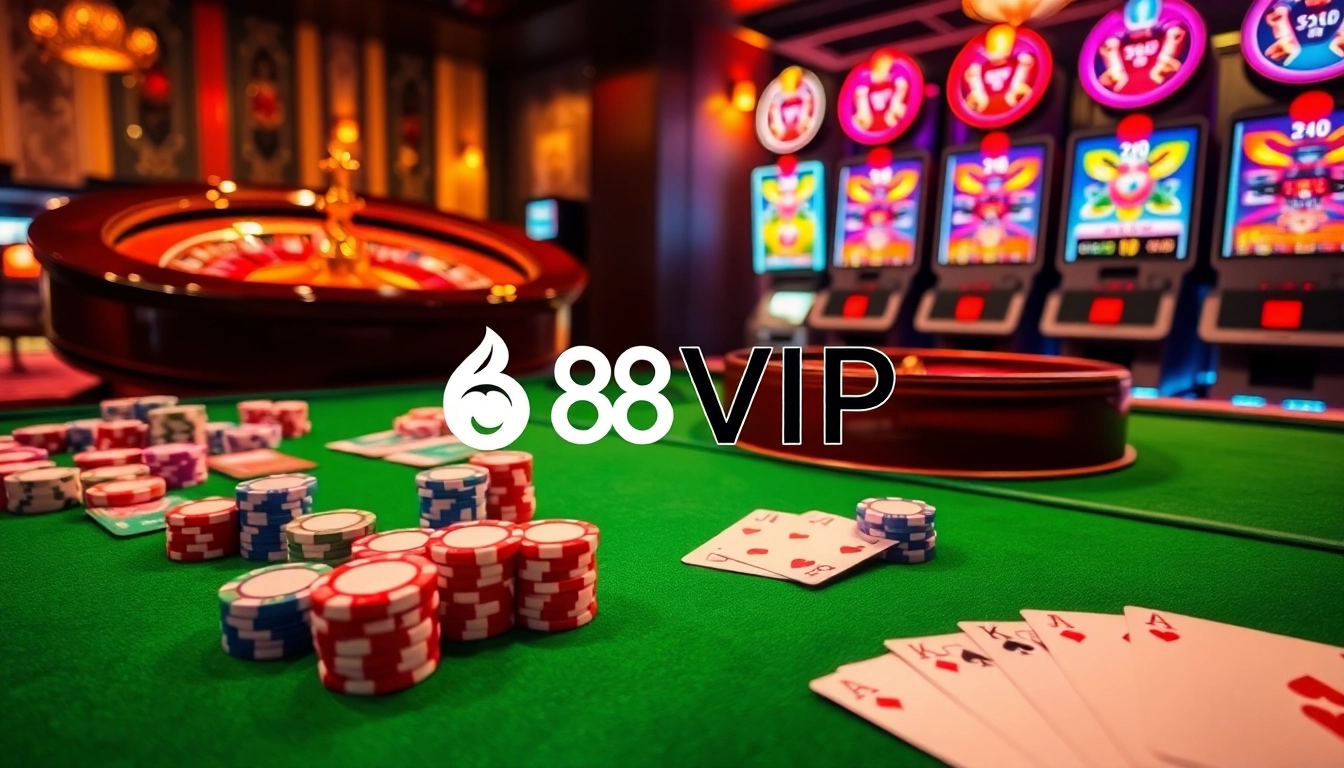 Experience the thrill of 68VIP online gambling with luxurious casino elements.