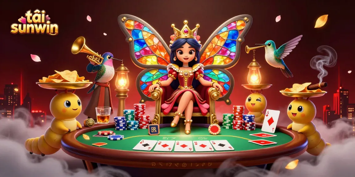 Play exciting casino games and tải sunwin with vibrant characters in a detailed 3D scene