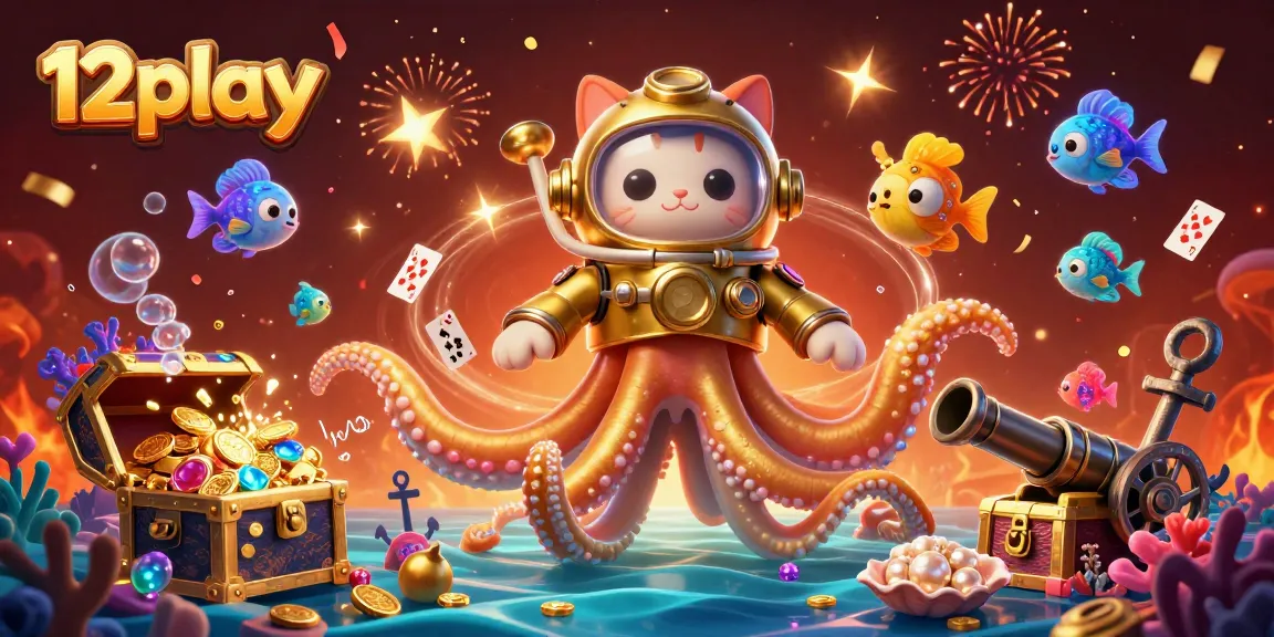 Experience thrilling gaming adventures at 12play with vibrant, immersive casino graphics.