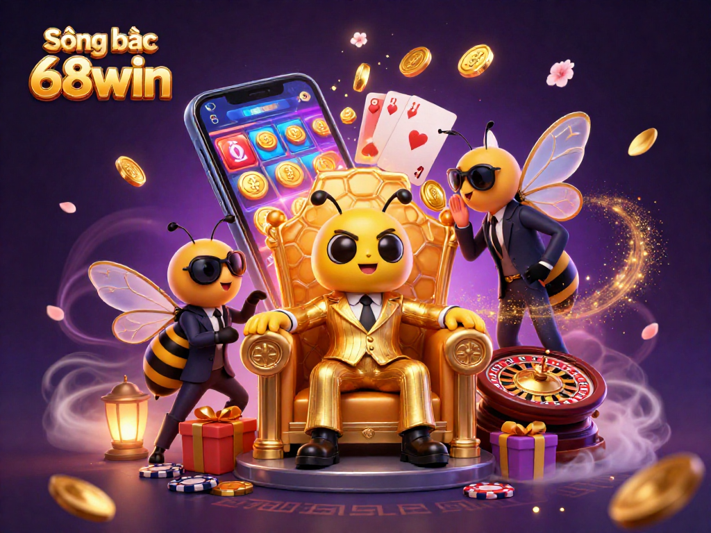 Experience the excitement of Sòng bạc 68win with captivating games and vibrant characters.