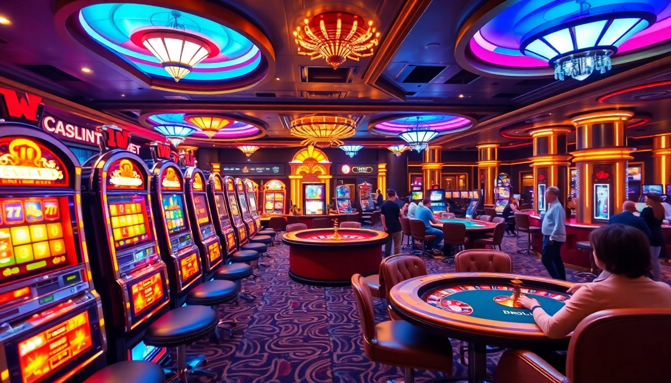 Experience thrilling gaming at bro138 with exciting slot machines and vibrant casino atmosphere.