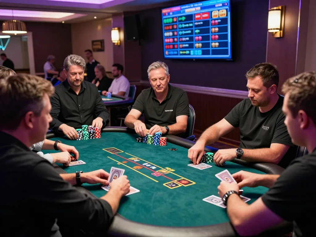 This engaging live casino scene shows players at https://xi88.global/ participating in an exciting poker game, highlighting interaction and adrenaline.