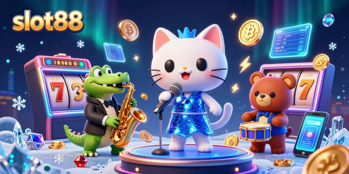 Menangkan jackpot di slot88 dengan ilustrasi menarik dan penuh warna dari dunia kasino.
