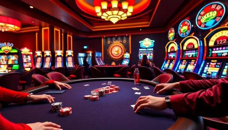 MM88 offers a thrilling casino experience with luxurious poker gameplay and vibrant slot machines.