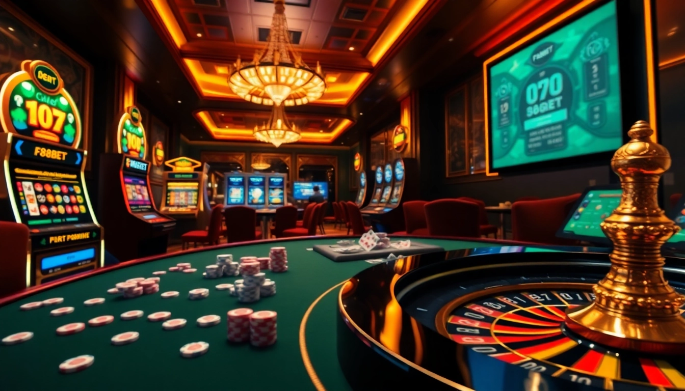 Experience the thrill of winning at F88BET's exciting casino table games.