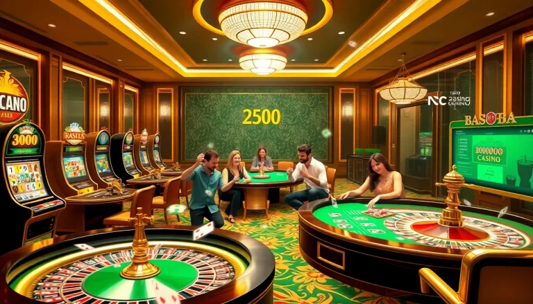 Experience the excitement of gaming at trang chủ new88 with engaging casino tables and vibrant slot machines.