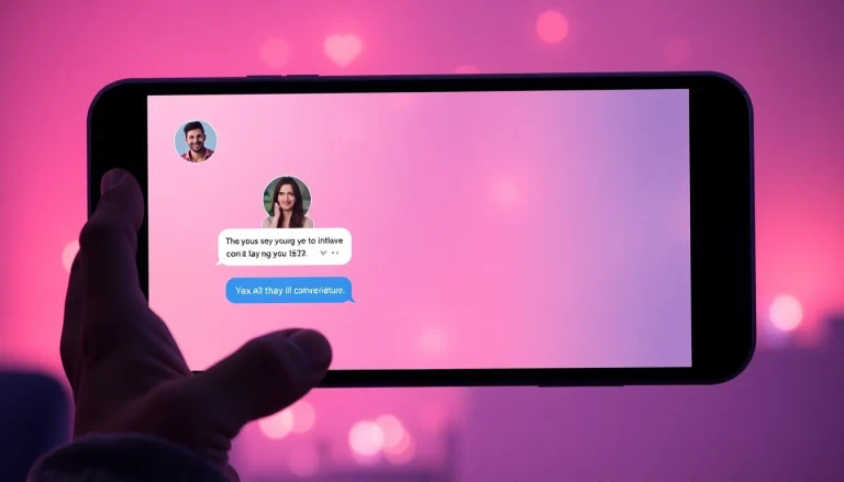 Engaging sex ai chat experience with a realistic AI companion on a smartphone interface.
