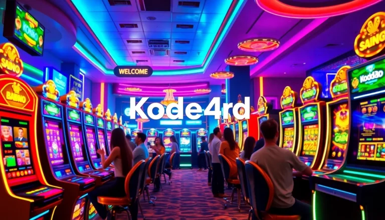 Experience the excitement of Kode4d link with vibrant online casino games and engaging players.