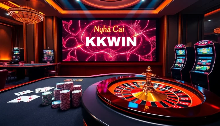 Experience the thrill at Nhà Cái KKWIN with sleek casino gaming interfaces and vibrant action.