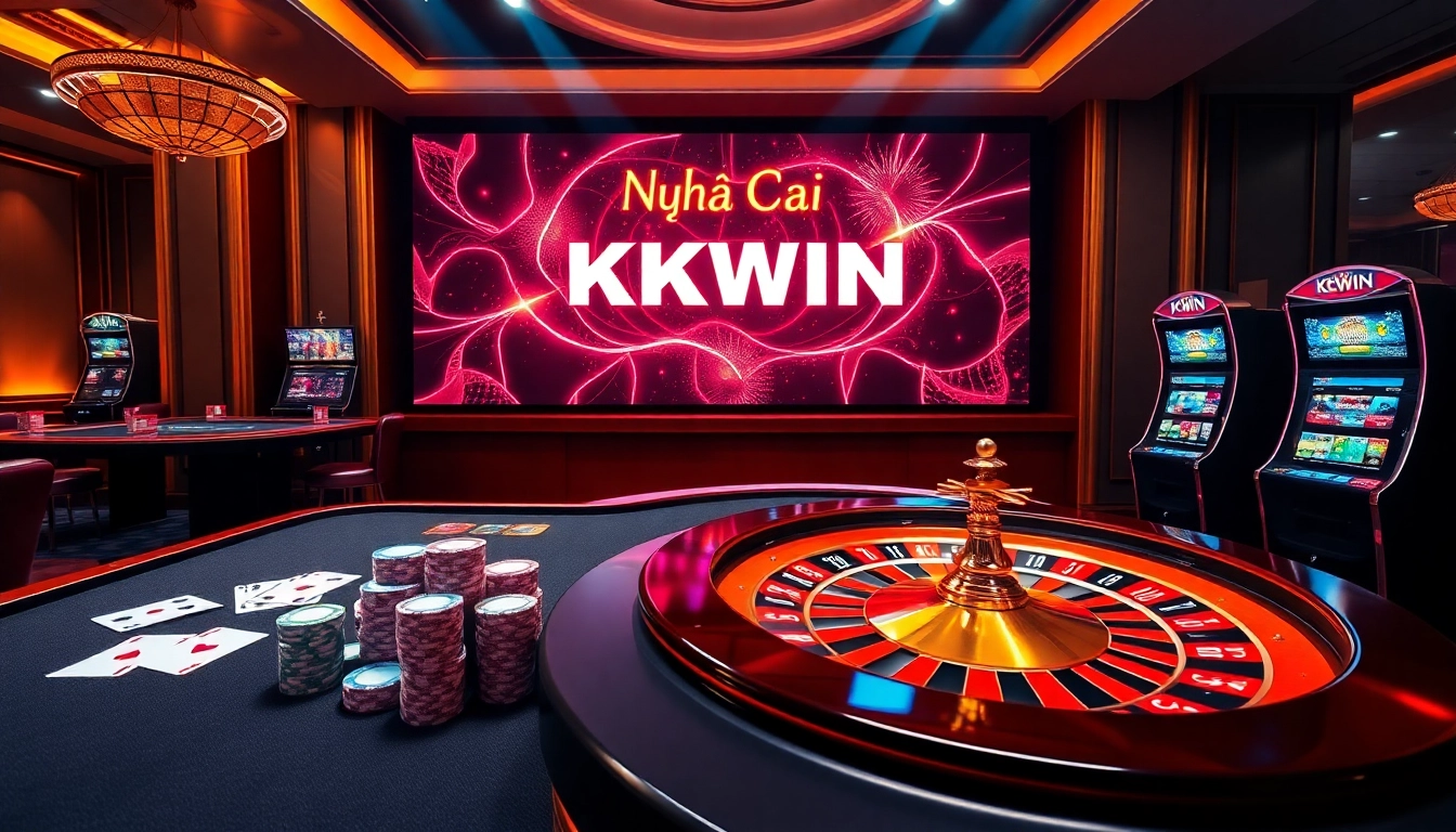 Experience the thrill at Nhà Cái KKWIN with sleek casino gaming interfaces and vibrant action.