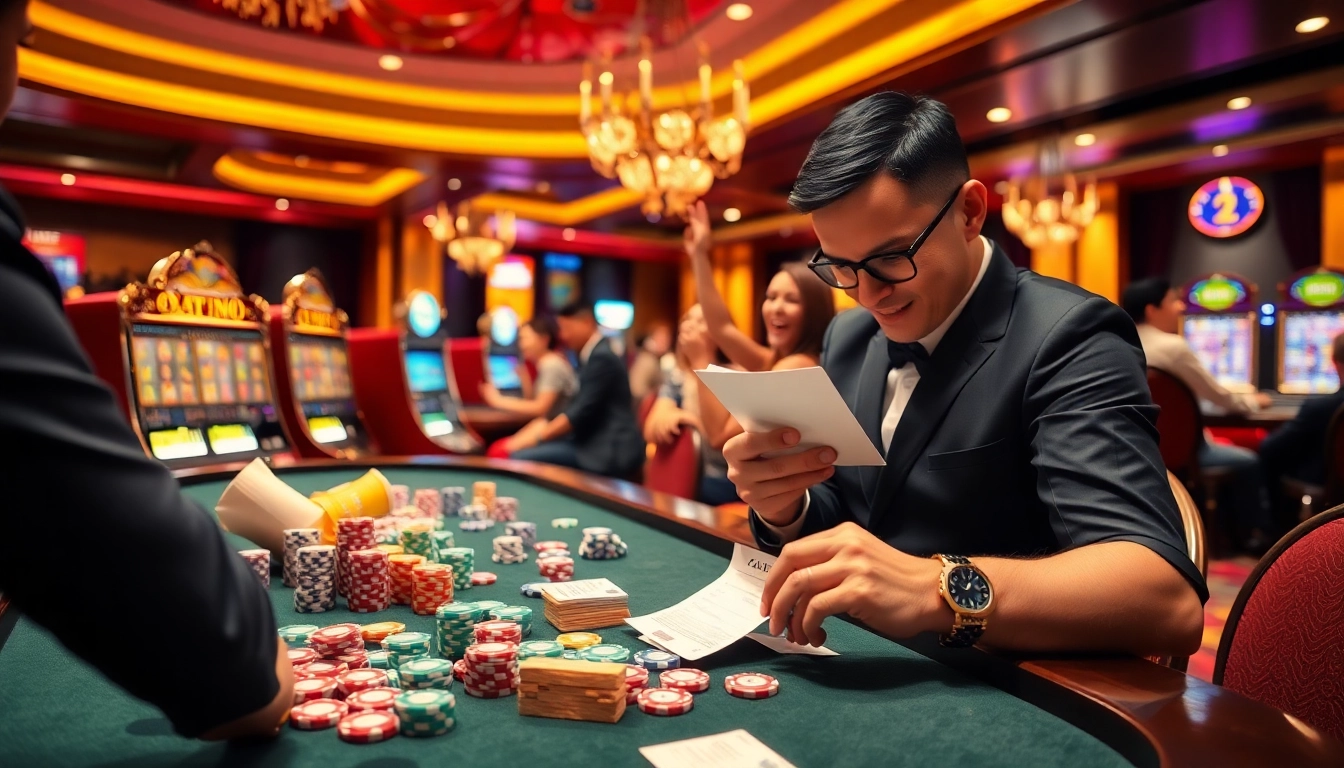 Experience the thrill of winning at rajatoto88 with vibrant casino visuals.