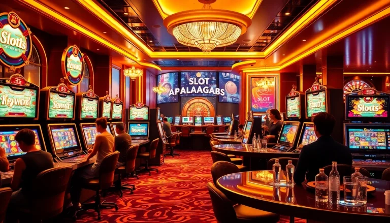 Experience excitement at slot apiraja88 with vibrant slot machines and luxurious casino ambiance.