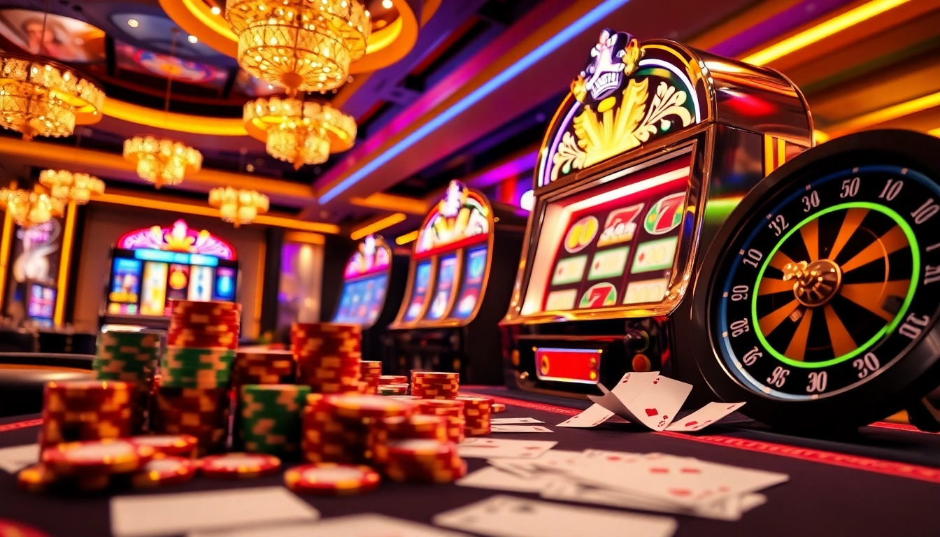 Experience luxury gaming with the vibrant slot apiraja88 machine in a thrilling casino atmosphere.